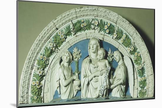 Madonna and Child-Luca Della Robbia-Mounted Giclee Print