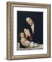 Madonna and Child-Bartolomeo Montagna-Framed Giclee Print