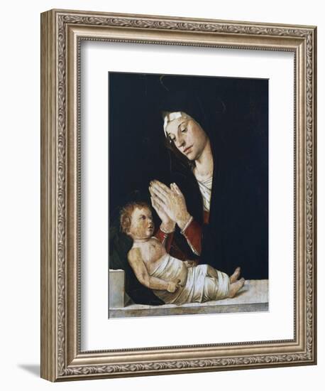 Madonna and Child-Bartolomeo Montagna-Framed Giclee Print