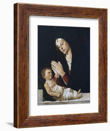 Madonna and Child-Bartolomeo Montagna-Framed Giclee Print