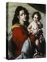 Madonna and Child-Bernardo Strozzi-Stretched Canvas