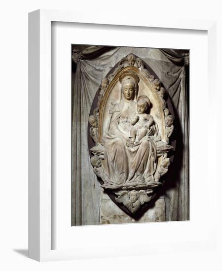 Madonna and Child-Antonio Rossellino-Framed Giclee Print