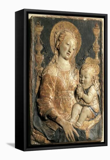 Madonna and Child-Antonio Rossellino-Framed Stretched Canvas