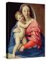 Madonna and Child-Lorenzo di Credi-Stretched Canvas