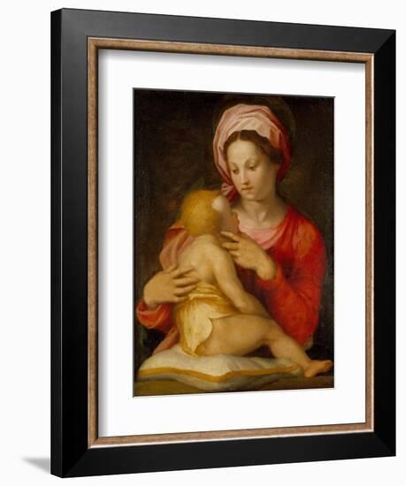 Madonna and Child-Andrea del Sarto-Framed Giclee Print