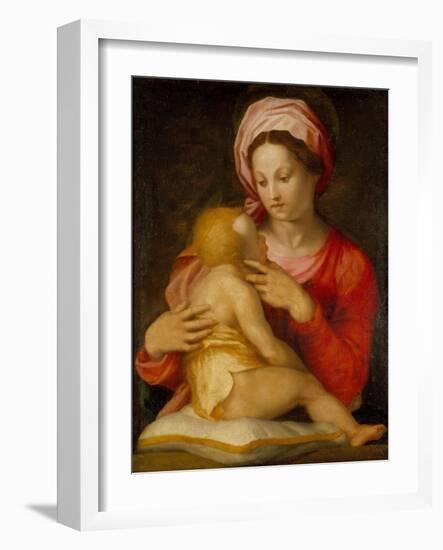 Madonna and Child-Andrea del Sarto-Framed Giclee Print