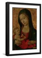 Madonna and Child-Ludovico Brea-Framed Giclee Print