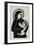 Madonna and Child-Eric Gill-Framed Art Print