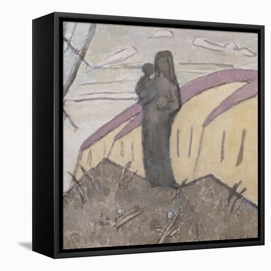 Madonna and Child-Gwen John-Framed Stretched Canvas