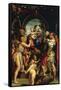 Madonna and Saint George-Correggio-Framed Stretched Canvas