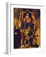 Madonna and Saints, 1513-Girolamo Romanino-Framed Giclee Print