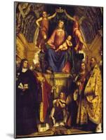 Madonna and Saints, 1513-Girolamo Romanino-Mounted Giclee Print