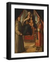 Madonna and Saints, 1518-null-Framed Giclee Print