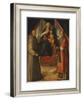 Madonna and Saints, 1518-null-Framed Giclee Print