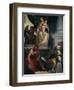 Madonna and Saints with Bevilacqua Lazise Donors-Paolo Caliari-Framed Giclee Print