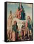 Madonna and Saints-Innocenzo da Imola-Framed Stretched Canvas