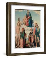 Madonna and Saints-Innocenzo da Imola-Framed Giclee Print