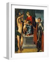 Madonna and Saints-Dosso Dossi-Framed Giclee Print