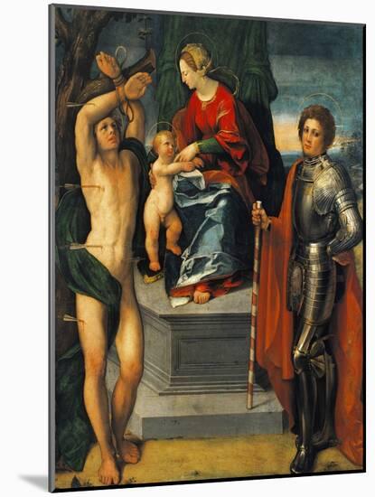 Madonna and Saints-Dosso Dossi-Mounted Giclee Print