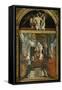 Madonna and Saints-Lorenzo Lotto-Framed Stretched Canvas