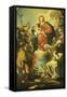 Madonna and Saints-Giovanni Antonio Guardi-Framed Stretched Canvas