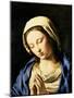 Madonna at Prayer-Giovanni Battista Salvi da Sassoferrato-Mounted Giclee Print