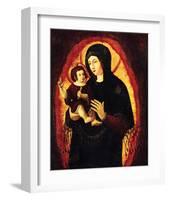 Madonna, Beautiful Maria of Regensburg-Albrecht Altdorfer-Framed Premium Giclee Print