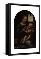 Madonna Benois-Leonardo da Vinci-Framed Stretched Canvas