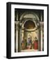 Madonna Between Four Saints-Giovanni Bellini-Framed Giclee Print