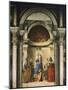 Madonna Between Four Saints-Giovanni Bellini-Mounted Giclee Print