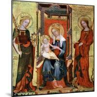 Madonna Between St Catherine and Margaret, C1360-null-Mounted Giclee Print