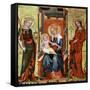 Madonna Between St Catherine and Margaret, C1360-null-Framed Stretched Canvas