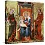 Madonna Between St Catherine and Margaret, C1360-null-Stretched Canvas