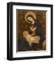 Madonna col Bambino, c.1370-1428-Gentile Da Fabriano-Framed Premium Giclee Print