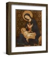 Madonna col Bambino, c.1370-1428-Gentile Da Fabriano-Framed Premium Giclee Print