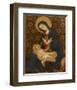 Madonna col Bambino, c.1370-1428-Gentile Da Fabriano-Framed Premium Giclee Print