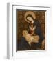 Madonna col Bambino, c.1370-1428-Gentile Da Fabriano-Framed Premium Giclee Print