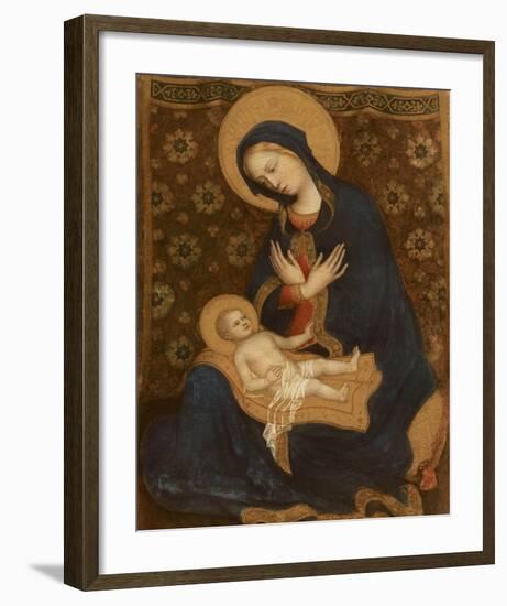 Madonna col Bambino, c.1370-1428-Gentile Da Fabriano-Framed Premium Giclee Print