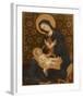 Madonna col Bambino, c.1370-1428-Gentile Da Fabriano-Framed Premium Giclee Print