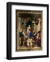 Madonna Del Baldacchino, c.1507-Raphael-Framed Giclee Print