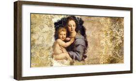 Madonna Del Candelabro (After Raffaello)-Simon Roux-Framed Art Print