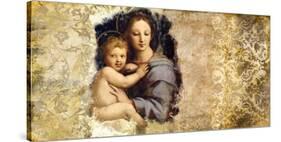 Madonna Del Candelabro (After Raffaello)-Simon Roux-Stretched Canvas