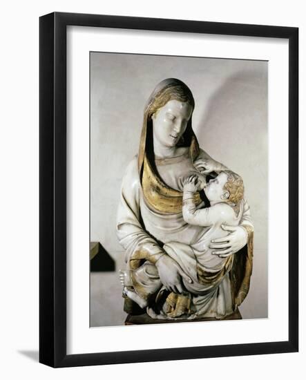 Madonna Del Latte, 1343-1347-Nino Pisano-Framed Giclee Print