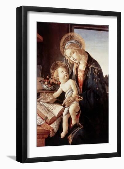 Madonna Del Libro-Sandro Botticelli-Framed Giclee Print