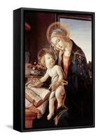 Madonna Del Libro-Sandro Botticelli-Framed Stretched Canvas