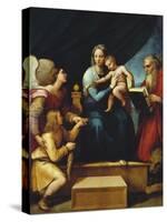 Madonna Del Pesce-Raphael-Stretched Canvas
