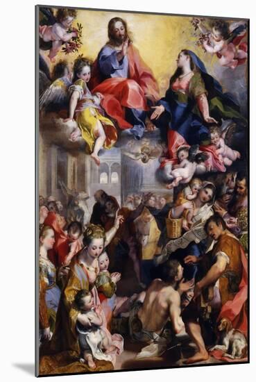 Madonna Del Popolo, 1579-Federigo Barocci-Mounted Giclee Print