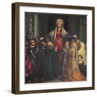 Madonna Della Misericordia-Titian (Tiziano Vecelli)-Framed Giclee Print