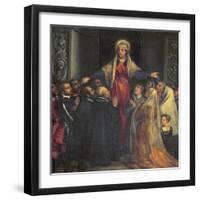 Madonna Della Misericordia-Titian (Tiziano Vecelli)-Framed Giclee Print