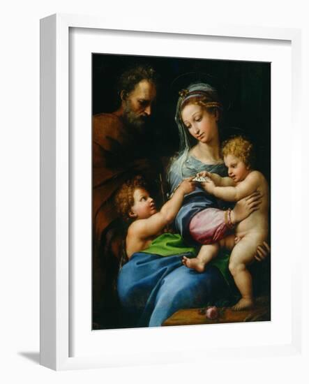 Madonna Della Rosa-Raphael-Framed Giclee Print